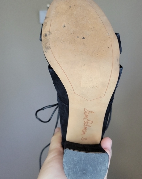 Sam Edelman Black Yona Sandal Size 6.5 shoes like new - Picture 3 of 17